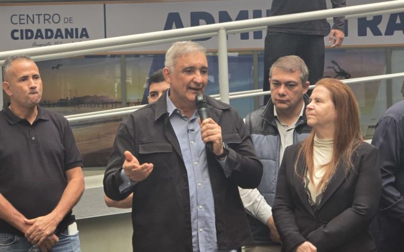 Durante a inauguração, o prefeito destacou que a Sala representa mais uma etapa dos investimentos Foto: Davi Santos