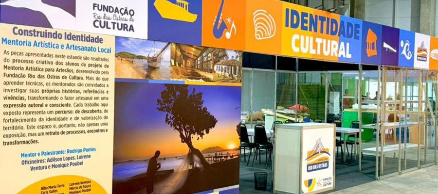 Estande de Rio das Ostras na Rio Artes Foto: Divulgação