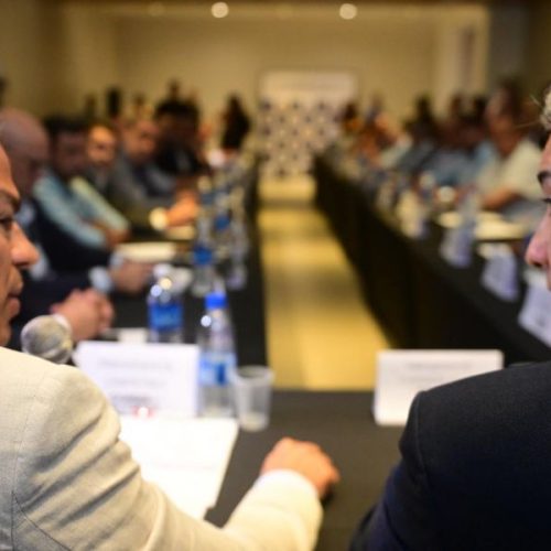 O encontro teve como foco o julgamento das ações, que tramitam no Supremo Tribunal Federal (STF) Foto: César Ferreira