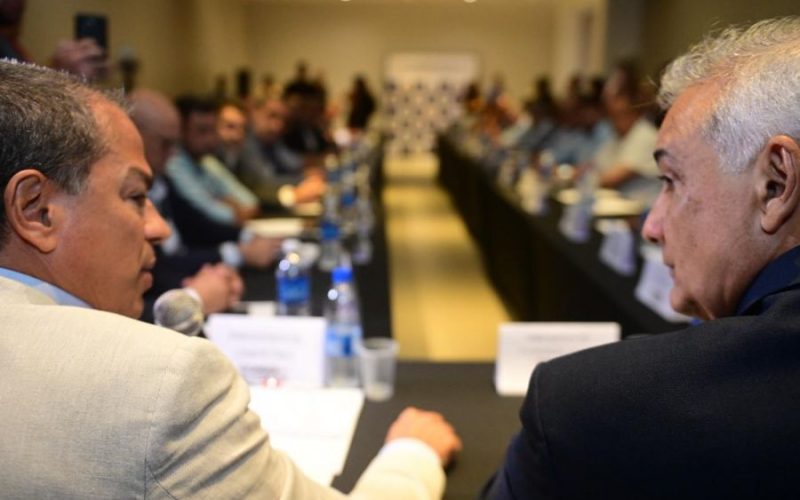 O encontro teve como foco o julgamento das ações, que tramitam no Supremo Tribunal Federal (STF) Foto: César Ferreira