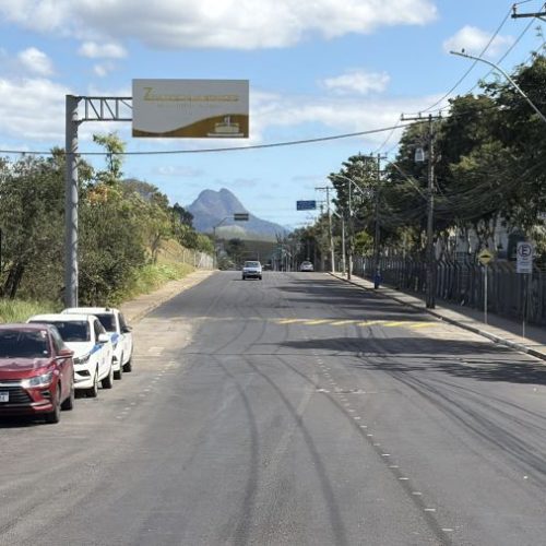 Município reforça manutenção da sinalização viária