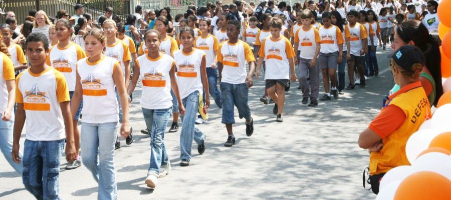 Alunos das unidades escolares estão prontos para o desfile Foto: Divulgação