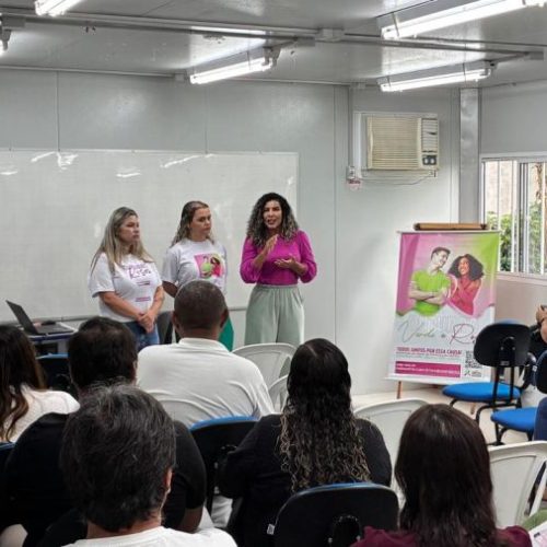 Evento fez parte da campanha do Outubro Verde e Rosa e reuniu mais de 100 profissionais da Saúde Foto: Divulgação