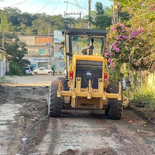 As intervenções incluem recuperação de vias pavimentadas e não pavimentadas, planejamento estratégico para as localidades e manutenção de equipamentos públicos Foto: Ákilla Ribeiro