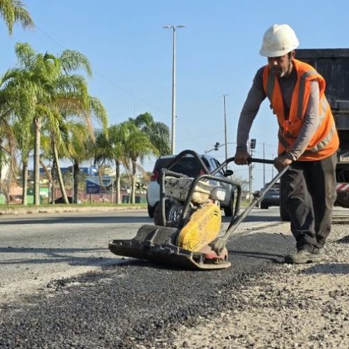 Entre os serviços programados está o patrolamento de vias no Mar do Norte, no Âncora e Cidade Beira Mar Foto: Matheus Muller