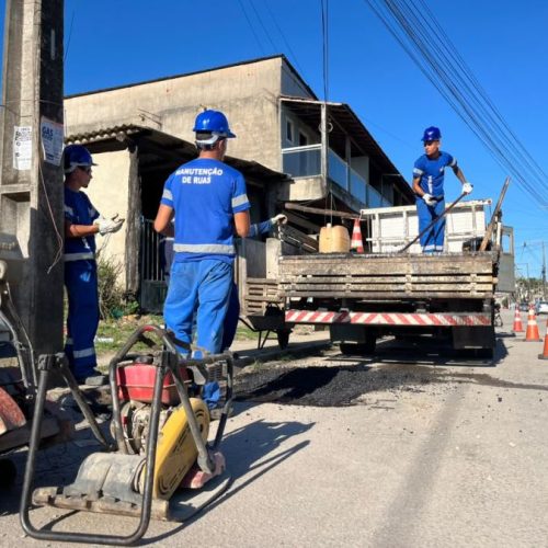 Foram realizados serviços de drenagem na Travessa Beladona Foto: Divulgação