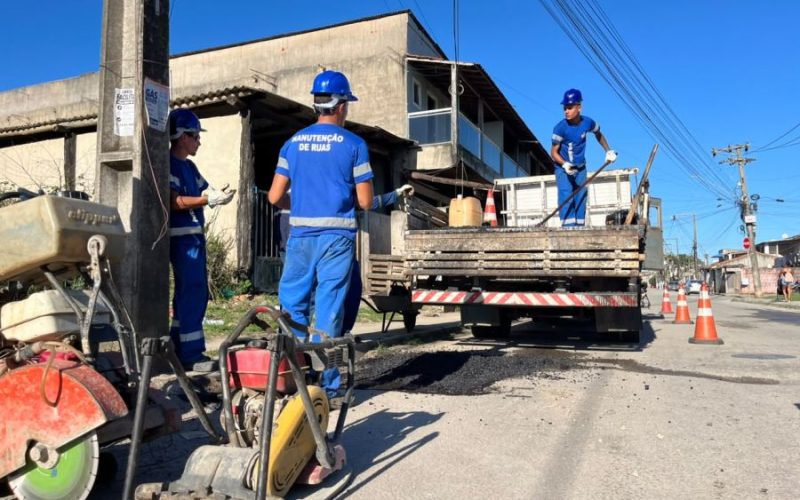 Foram realizados serviços de drenagem na Travessa Beladona Foto: Divulgação
