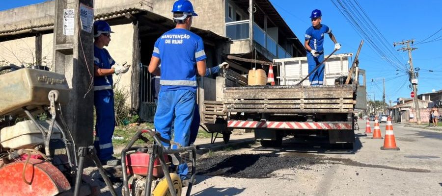 Foram realizados serviços de drenagem na Travessa Beladona Foto: Divulgação