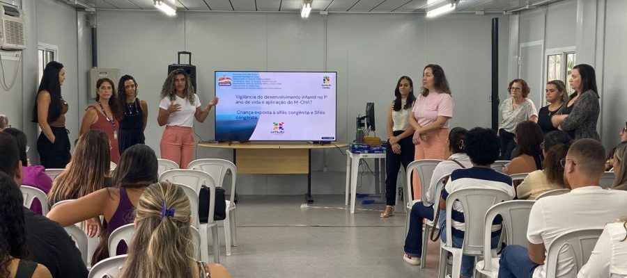 Oficina fortalece a Vigilância do Desenvolvimento Infantil no 1º ano de vida e protocolos de triagem para Transtorno do Espectro Autista Foto: Divulgação