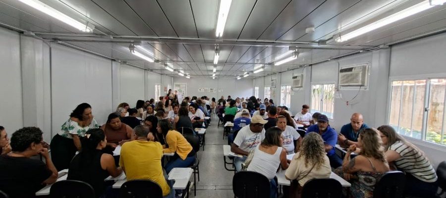 Workshop foi voltado para ACS e ACE para que ajudar a identificar pessoas em sofrimento psíquico Foto: Divulgação